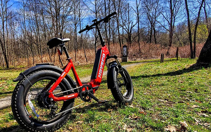 Red-hovbeta-step-thru