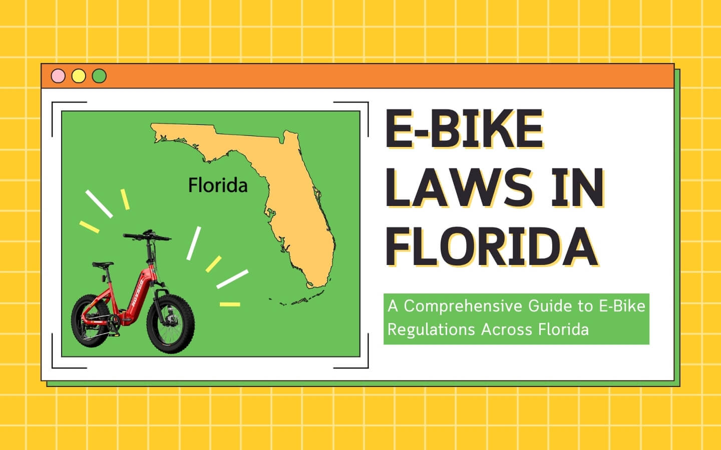 Why is Understanding E-Bike Laws and Regulations in Florida Essential?