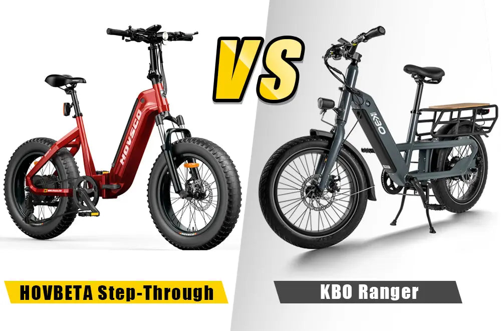 HovBeta Step-Through Ebike vs KBO Ranger Ebike HOVSCO