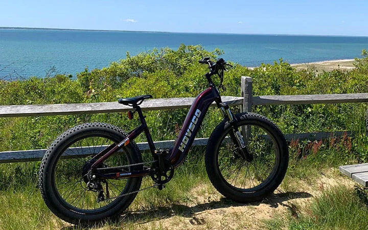 waterproof electric bicycle Marker Step-Thru Greenway Long-Range Ebike Crush any terrain with Hikeep K6 Waterproof Electric Bikes | Free