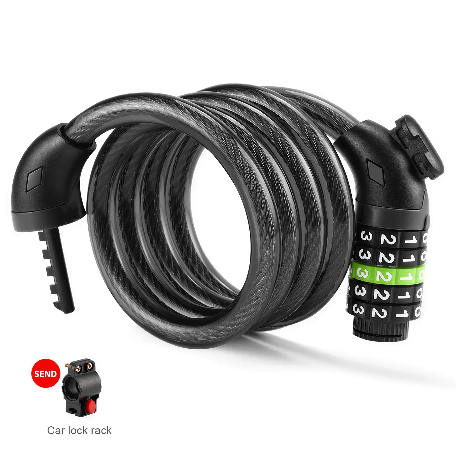 HOVSCO Handlebar Bag + Phone Holder + Bike Lock Set