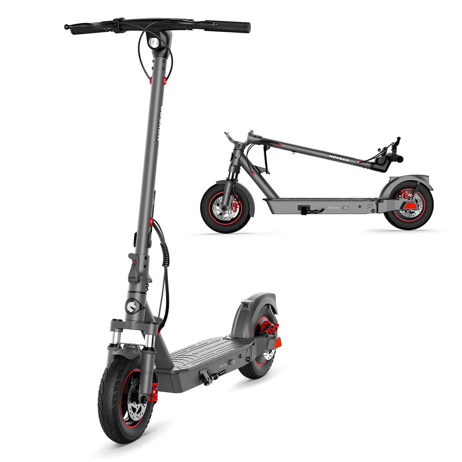 HOVSCO™ 10" Folding Electric Scooter For Adult - HOVSCO