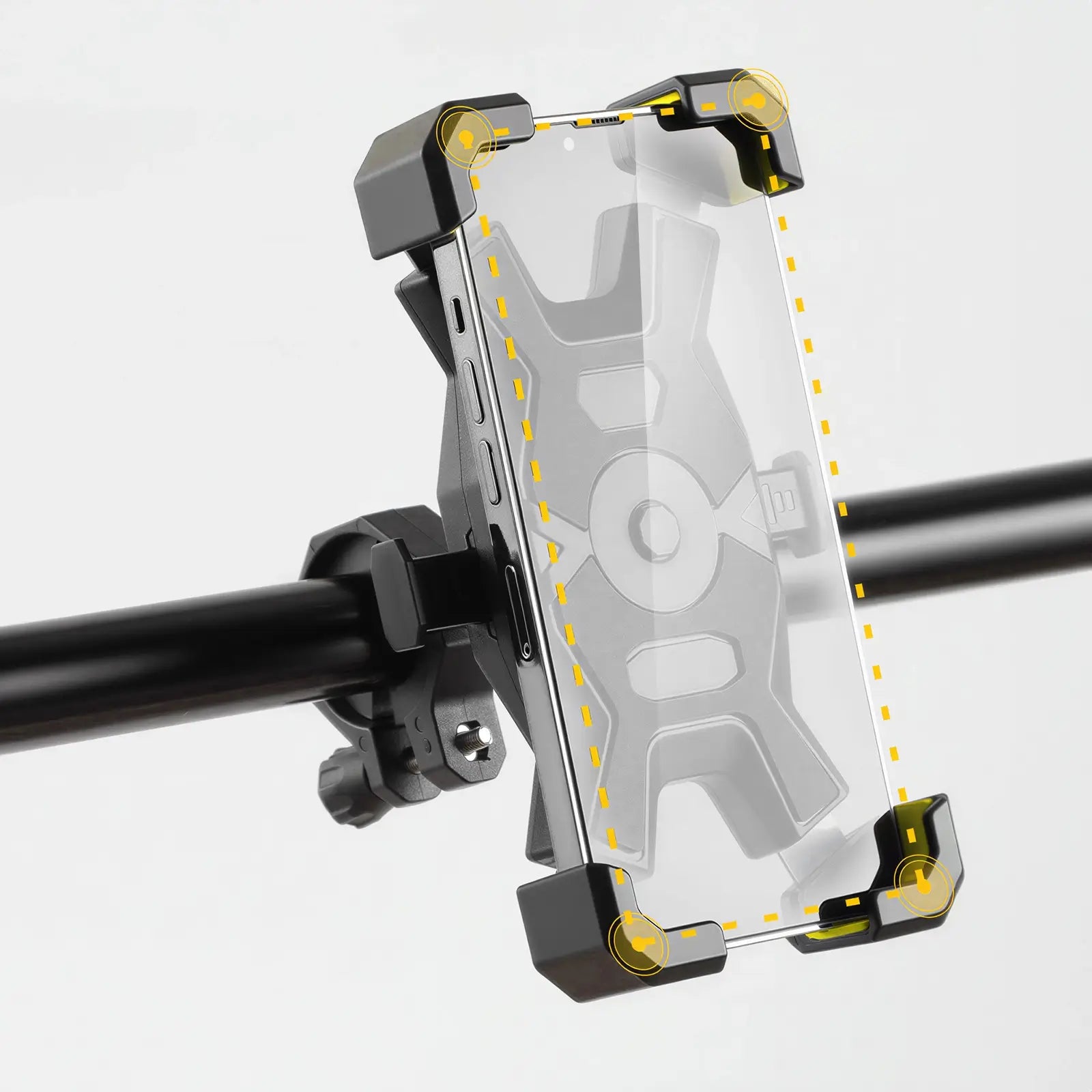HOVSCO Handlebar Bag + Phone Holder + Bike Lock Set