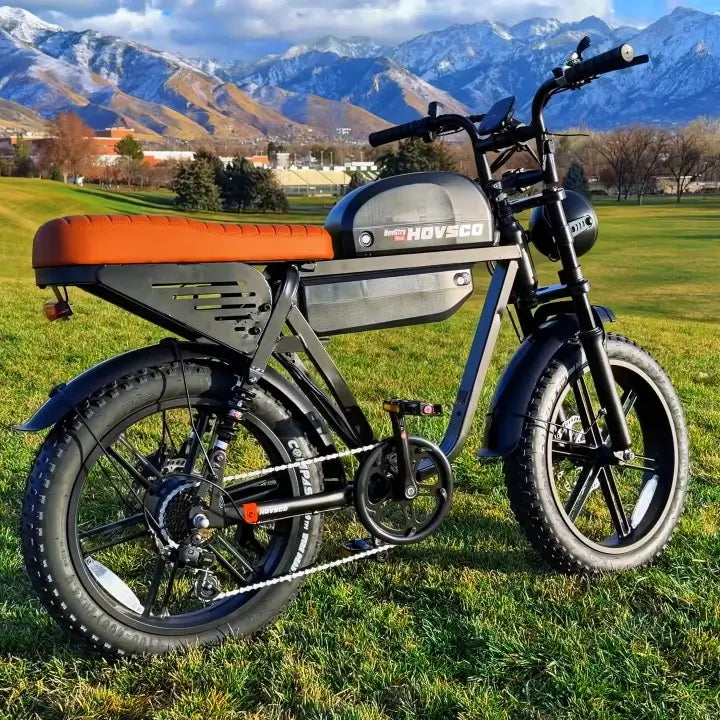 (2026) HOVSCO™ HovGtrs Ultra 1500W Long Range Moped-Style Electric Bike