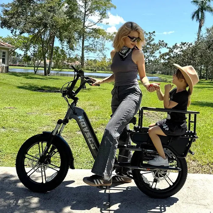 HOVSCO™ HovCart 20“ Step-Thru Electric Fat Tire Cargo Bike