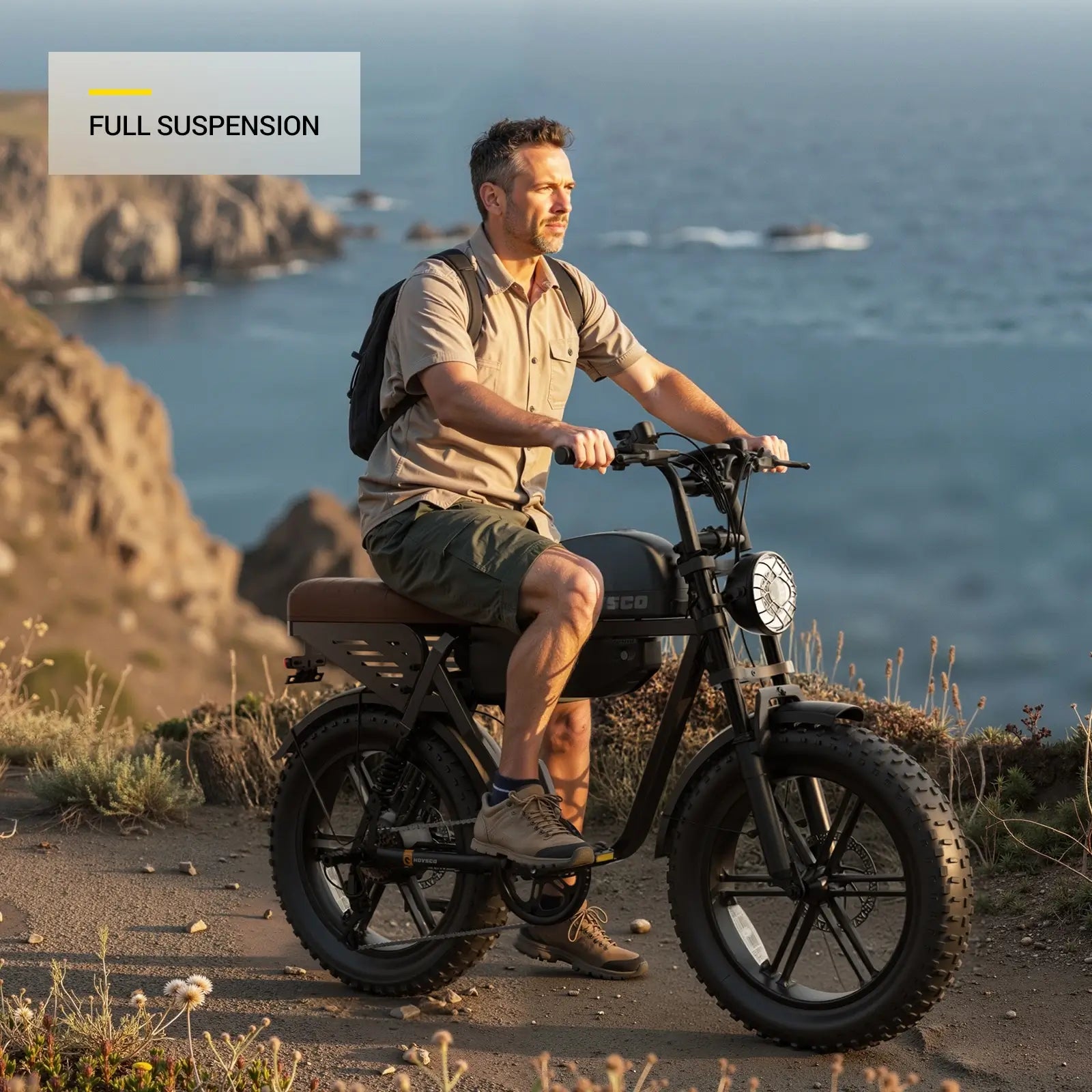 HOVSCO™ HovGtrs 1500W Moped-style Electric Bike