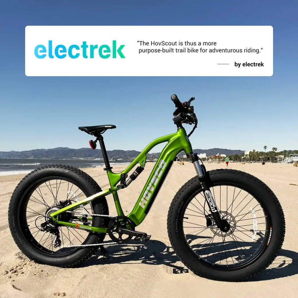 HOVSCO™ HovScout 26" Full Suspension Fat Tire Ebike