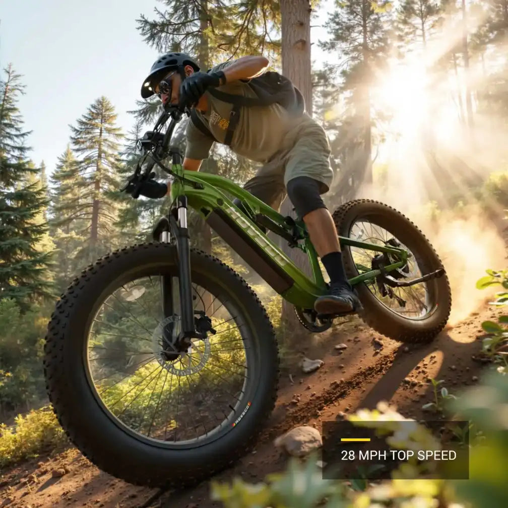 HOVSCO™ HovScout 26" Full Suspension Fat Tire Ebike