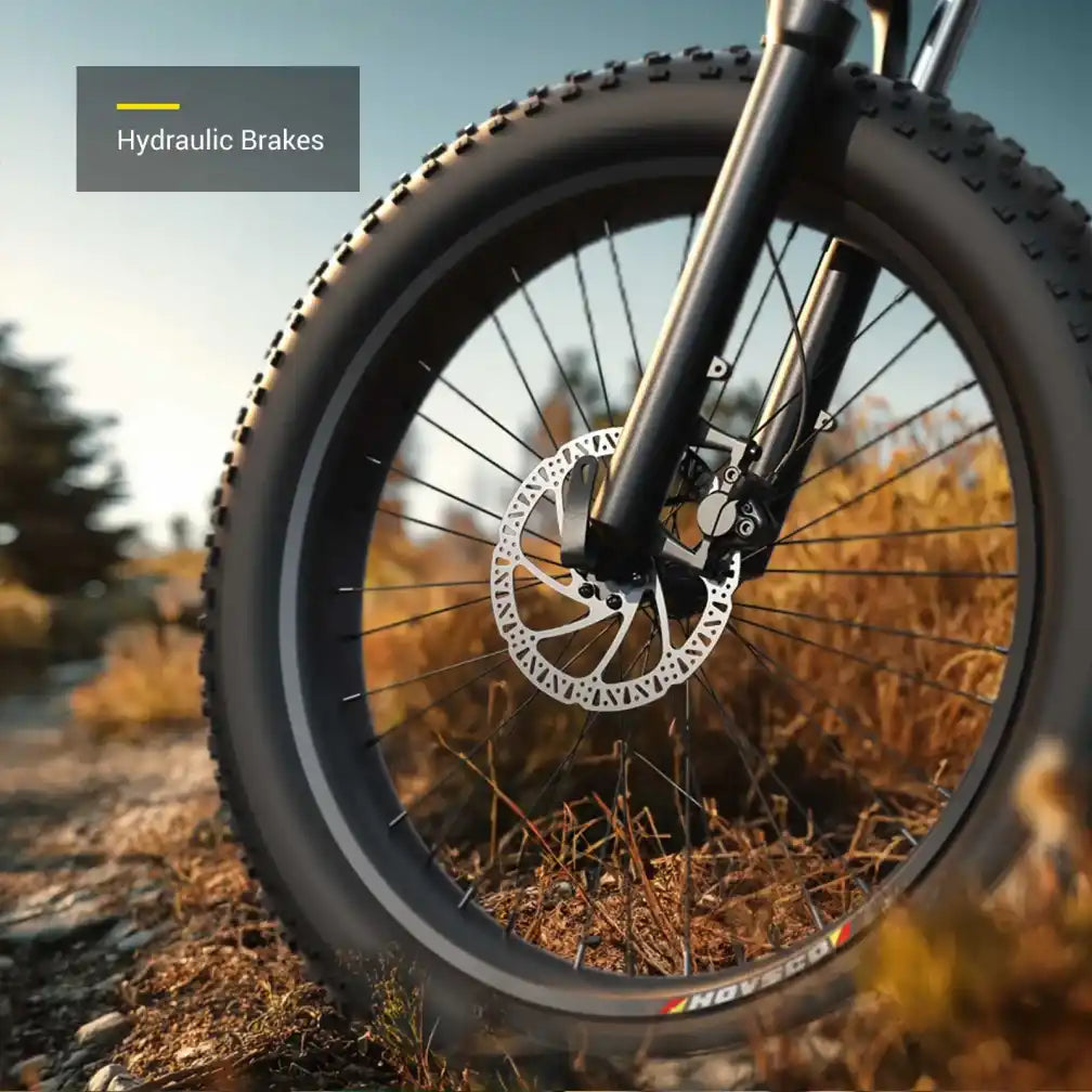 HOVSCO™ HovScout 26" Full Suspension Fat Tire Ebike