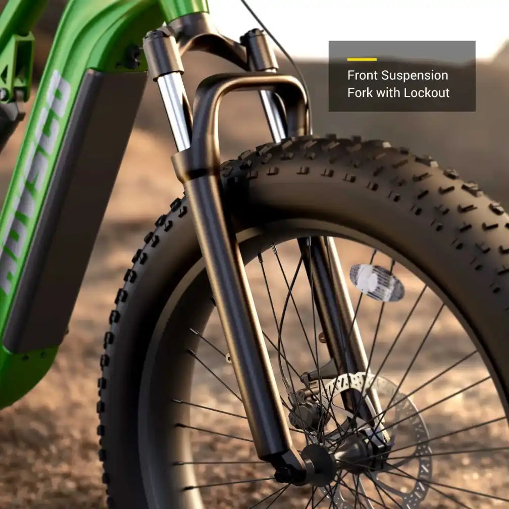 HOVSCO™ HovScout 26" Full Suspension Fat Tire Ebike