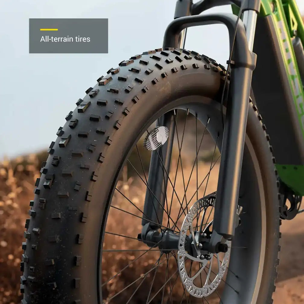 HOVSCO™ HovScout 26" Full Suspension Fat Tire Ebike