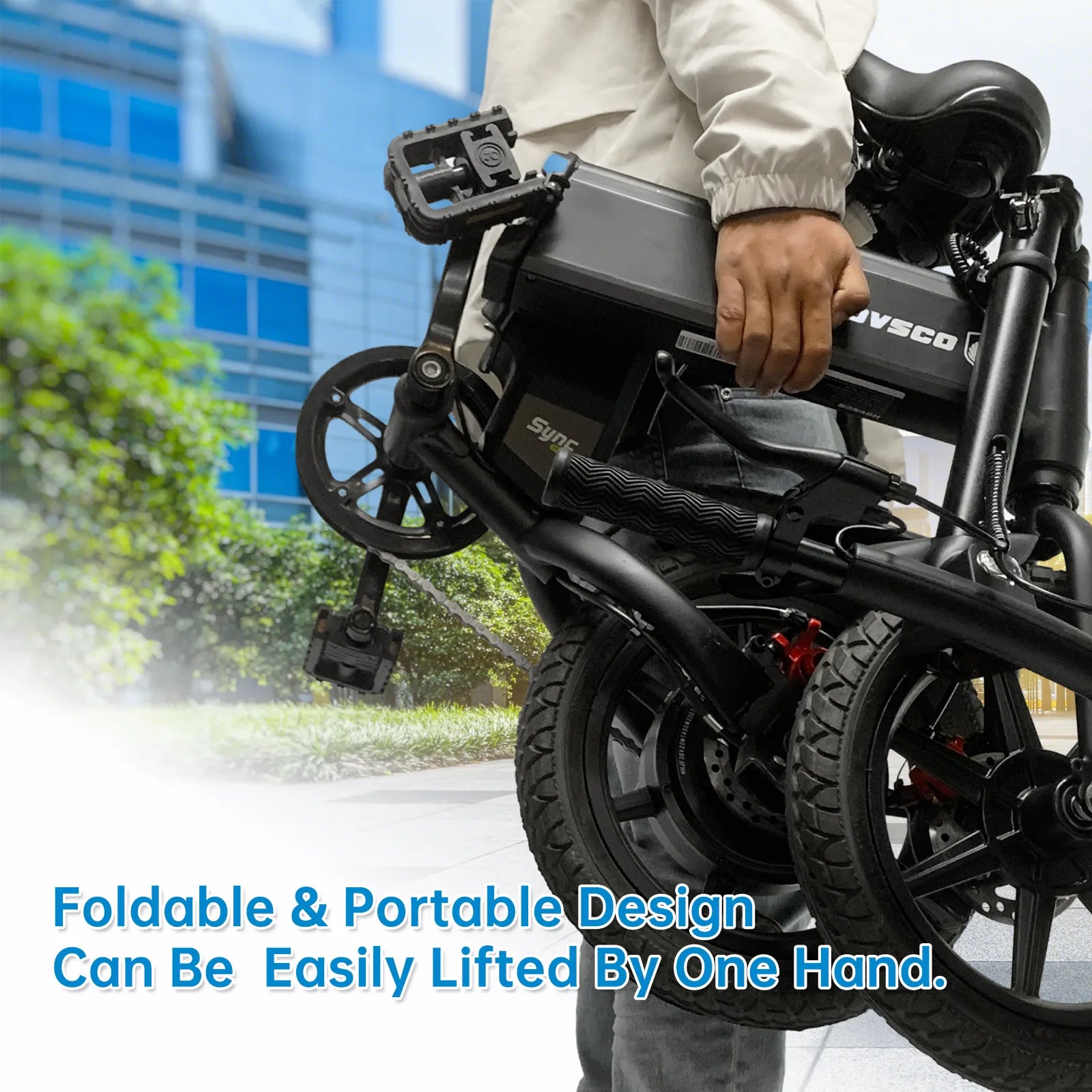 【New Arrival】HOVSCO™ Sync Max 14" Folding Electric Bike - HOVSCO