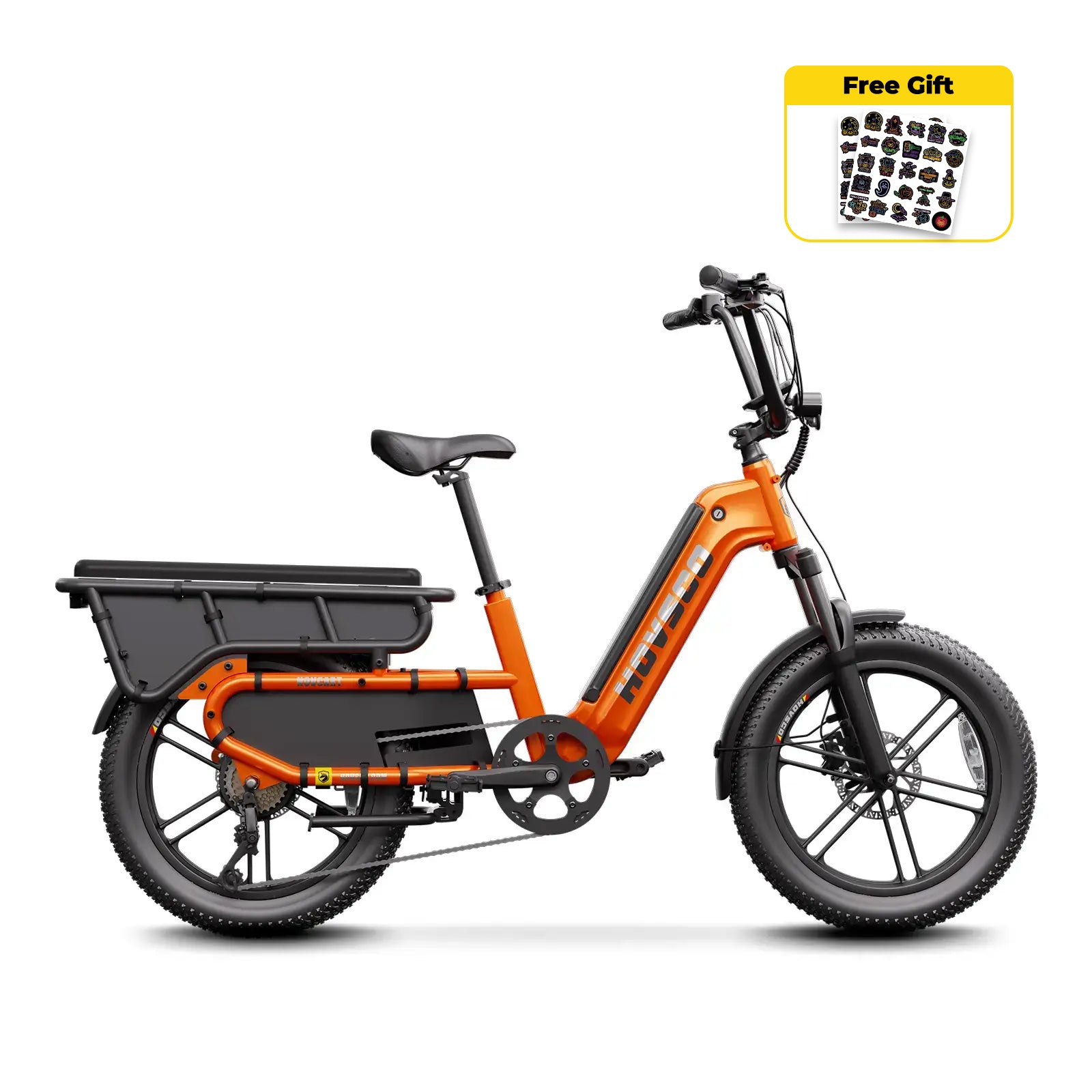 HOVSCO™ HovCart 20“ Step-Thru Electric Fat Tire Cargo Bike