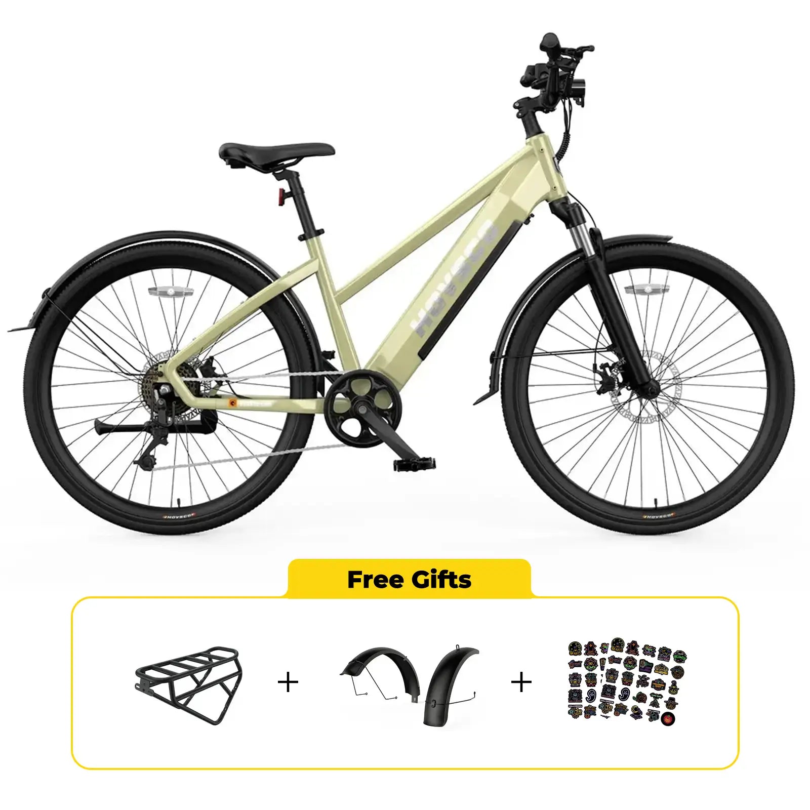 HOVSCO™ HovCity 27.5" Step-Thru Cruiser Electric Bike For Adults