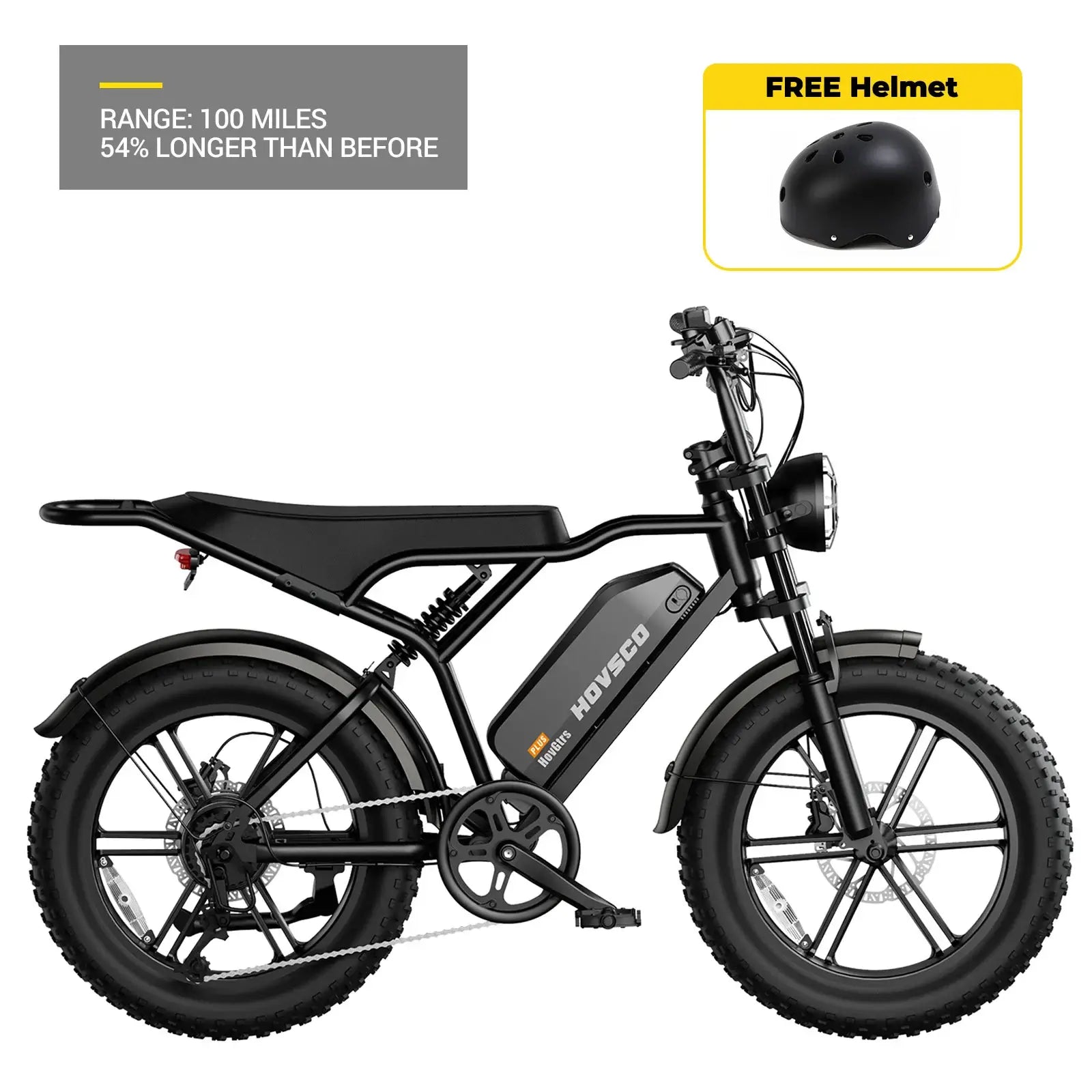 HOVSCO™ HovGtrs 1500W Moped-style Electric Bike