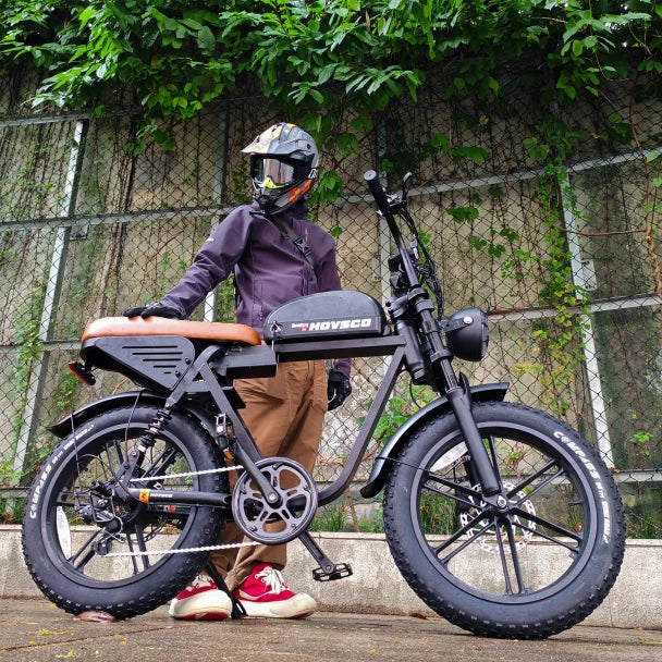 (2026) HOVSCO™ HovGtrs Ultra 1500W Long Range Moped-Style Electric Bike