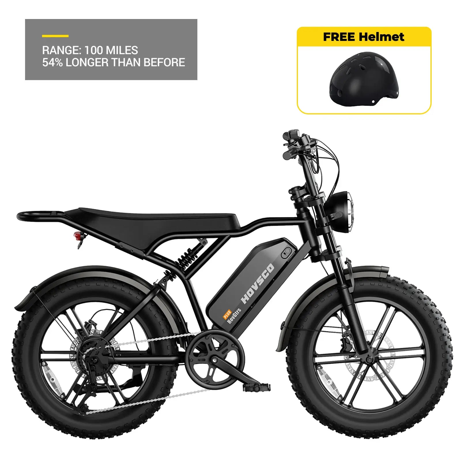 HOVSCO™ HovGtrs 1500W Moped-style Electric Bike