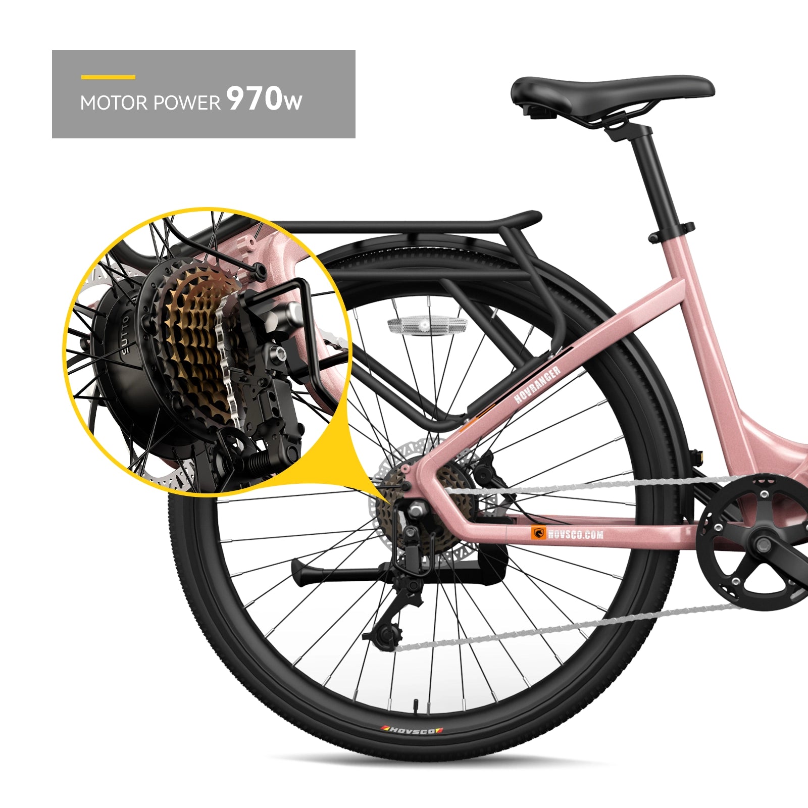 HOVSCO™ HovRanger 27.5" Step-Thru Commuter Bike
