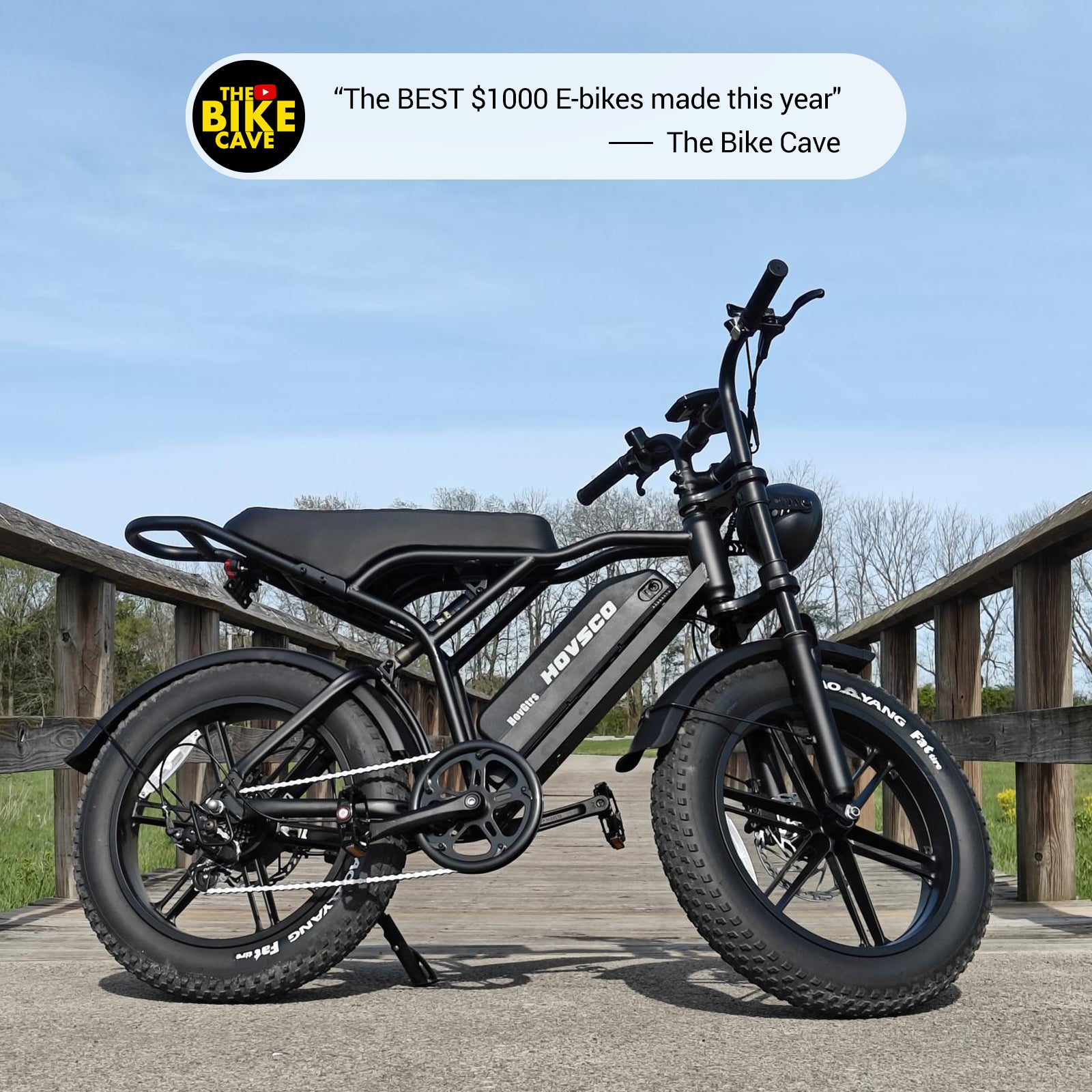 HOVSCO™ HovGtrs 1500W Moped-style Electric Bike
