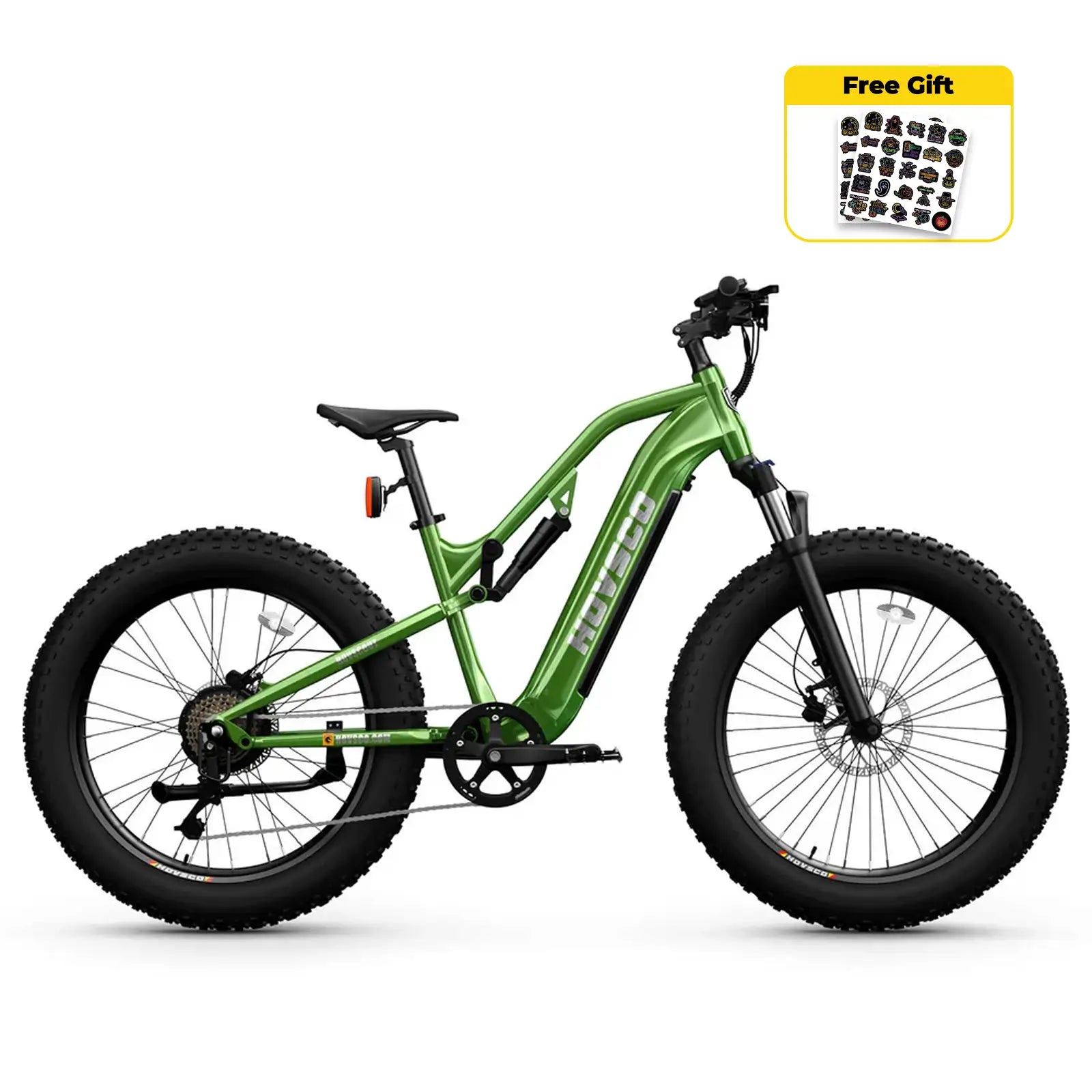 HOVSCO™ HovScout 26" Full Suspension Fat Tire Ebike