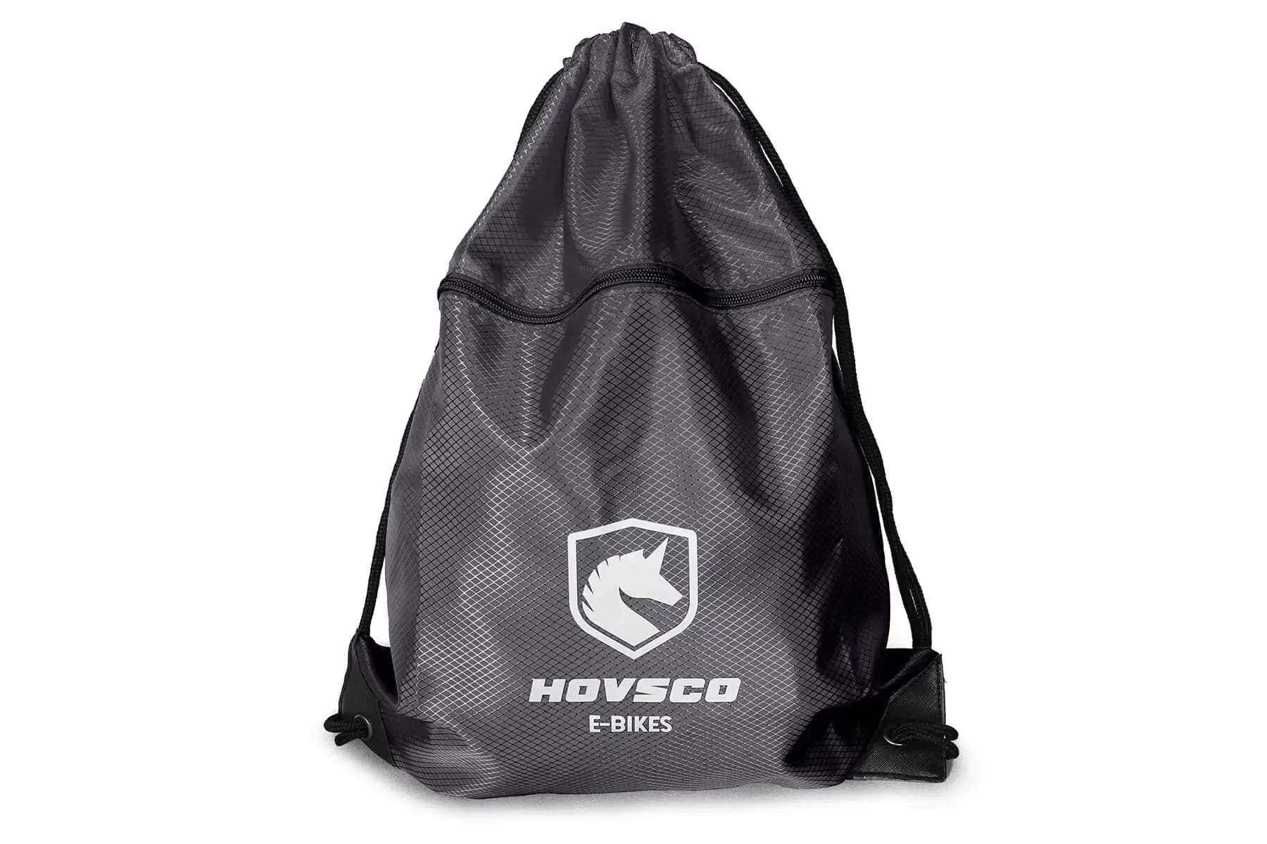 Hovsco Drawstring Backpack, Waterproof with Zip Pocket For Cycling – HOVSCO