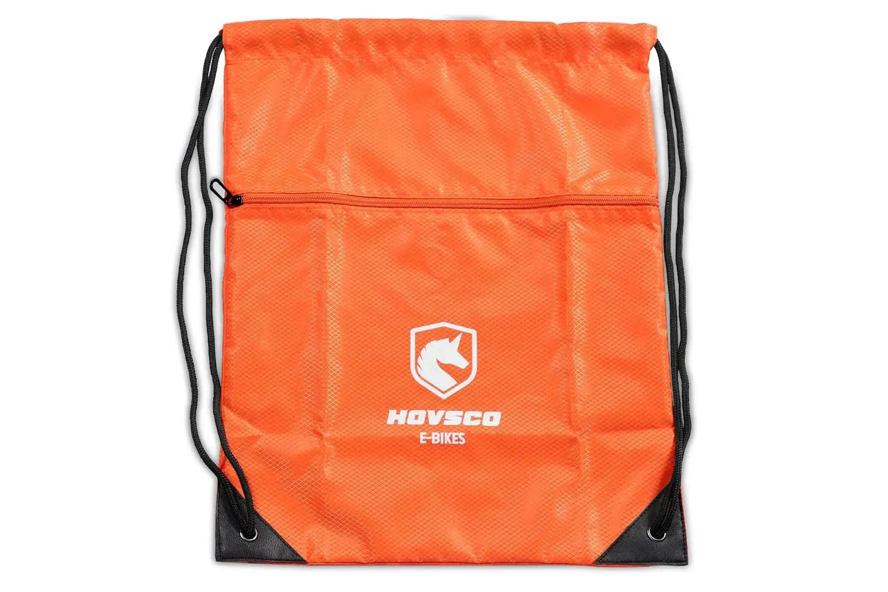 Hovsco Drawstring Backpack, Waterproof with Zip Pocket For Cycling HOVSCO