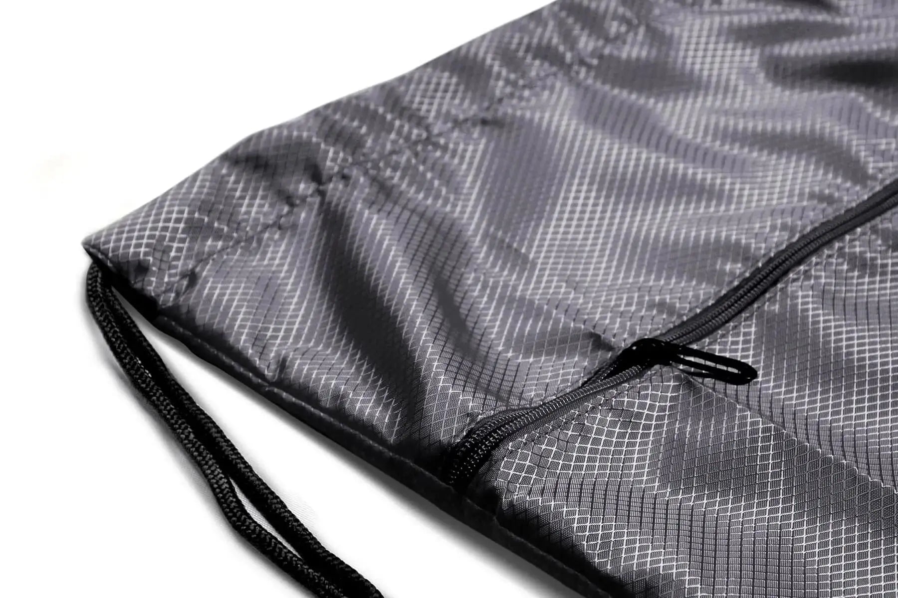 Hovsco Drawstring Backpack, Waterproof with Zip Pocket For Cycling HOVSCO