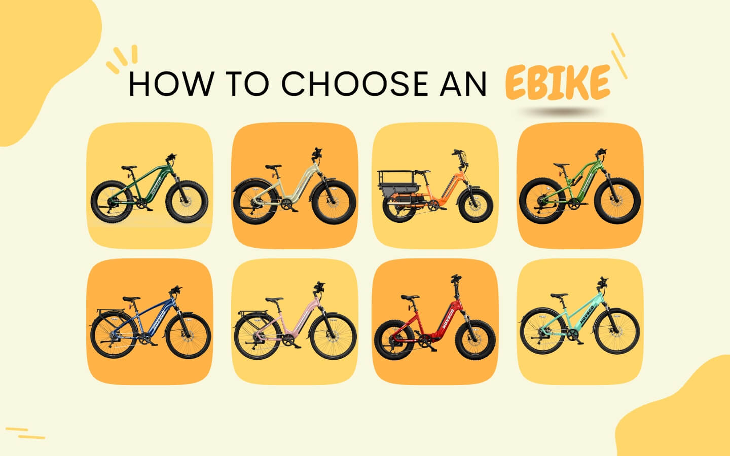 How to Choose the Right E-Bike for Your Ride