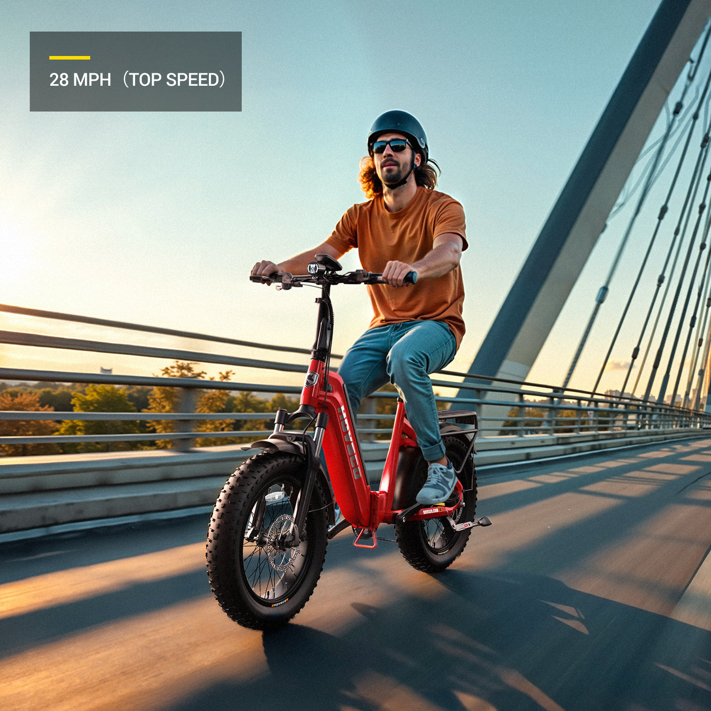 HOVSCO™ HovBeta 20" Foldable Fat Tire Electric Bike
