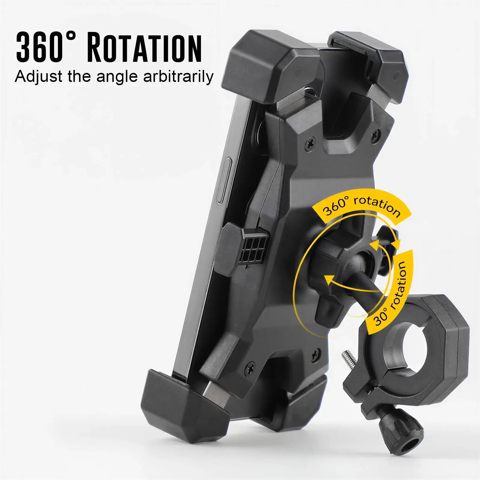HOVSCO Handlebar Bag + Phone Holder + Bike Lock Set