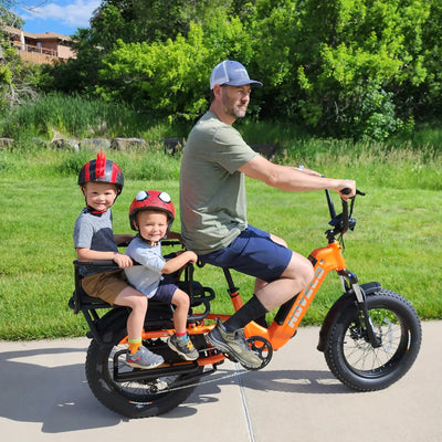 HOVSCO™ HovCart 20“ Step-Thru Electric Fat Tire Cargo Bike
