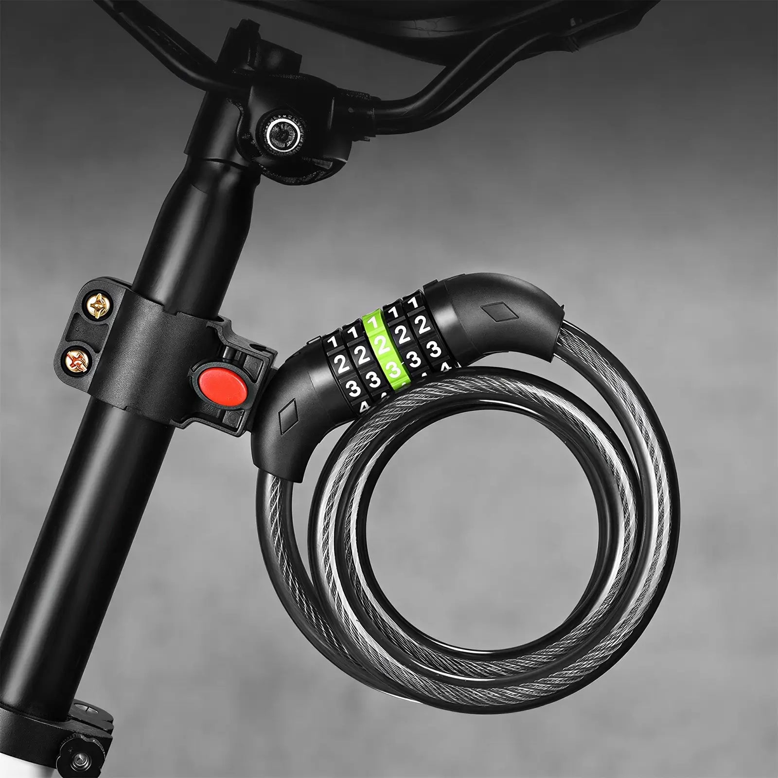 HOVSCO Handlebar Bag + Phone Holder + Bike Lock Set