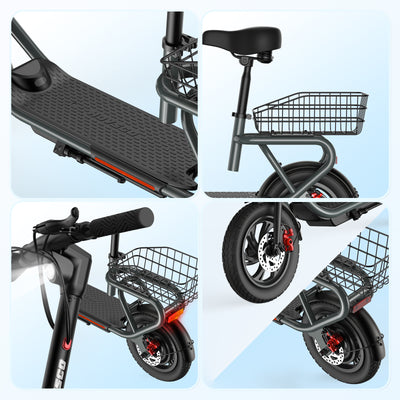 [ New Arrival ] Porto Max Electric Scooter For Commute & Grocery Shopping