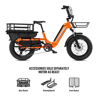 HOVSCO™ HovCart 20“ Step-Thru Electric Fat Tire Cargo Bike