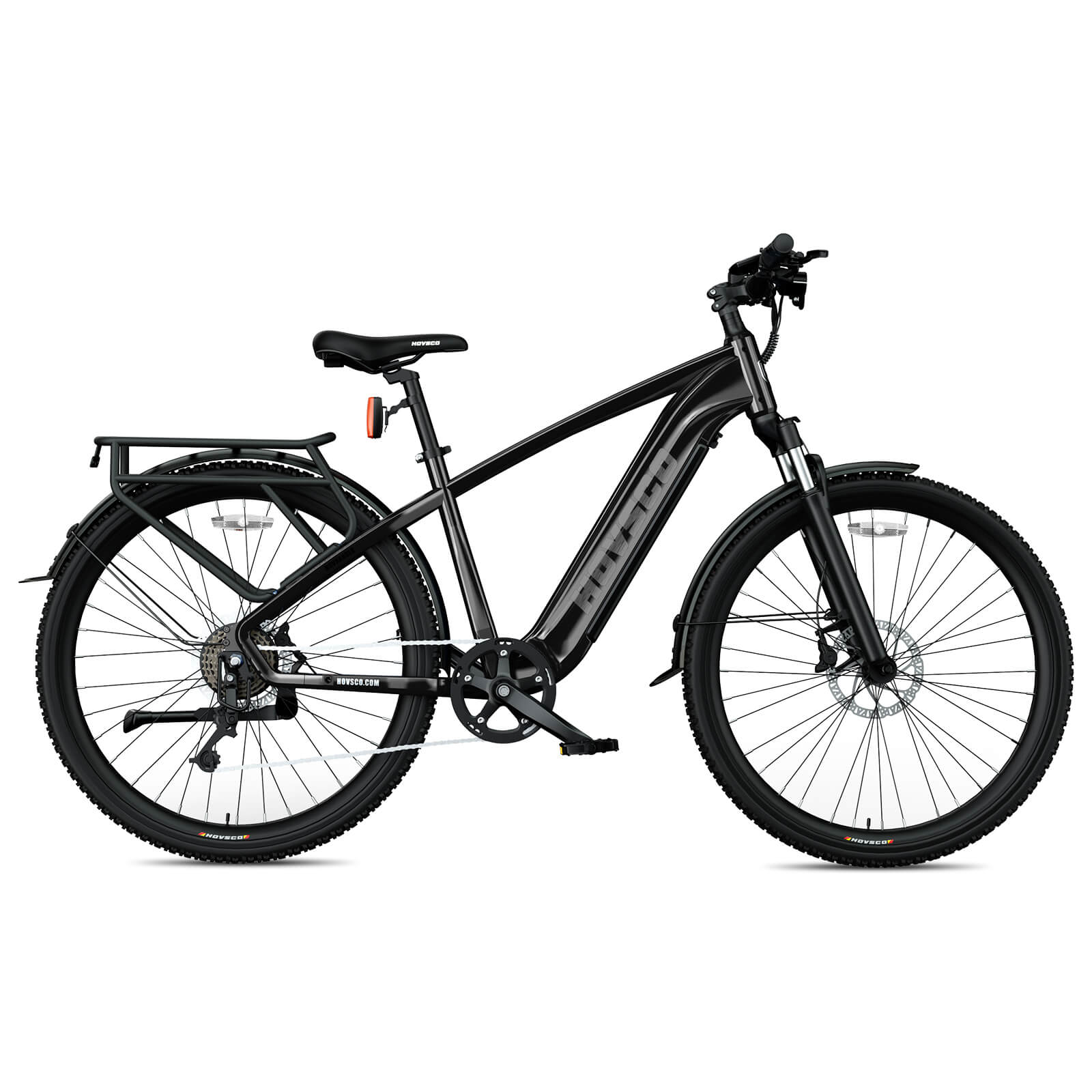 HOVSCO HovRanger 27.5" Mountain Electric Bike For Adults Gray