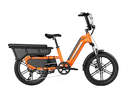 HOVSCO™ HovCart 20“ Step-Thru Electric Fat Tire Cargo Bike