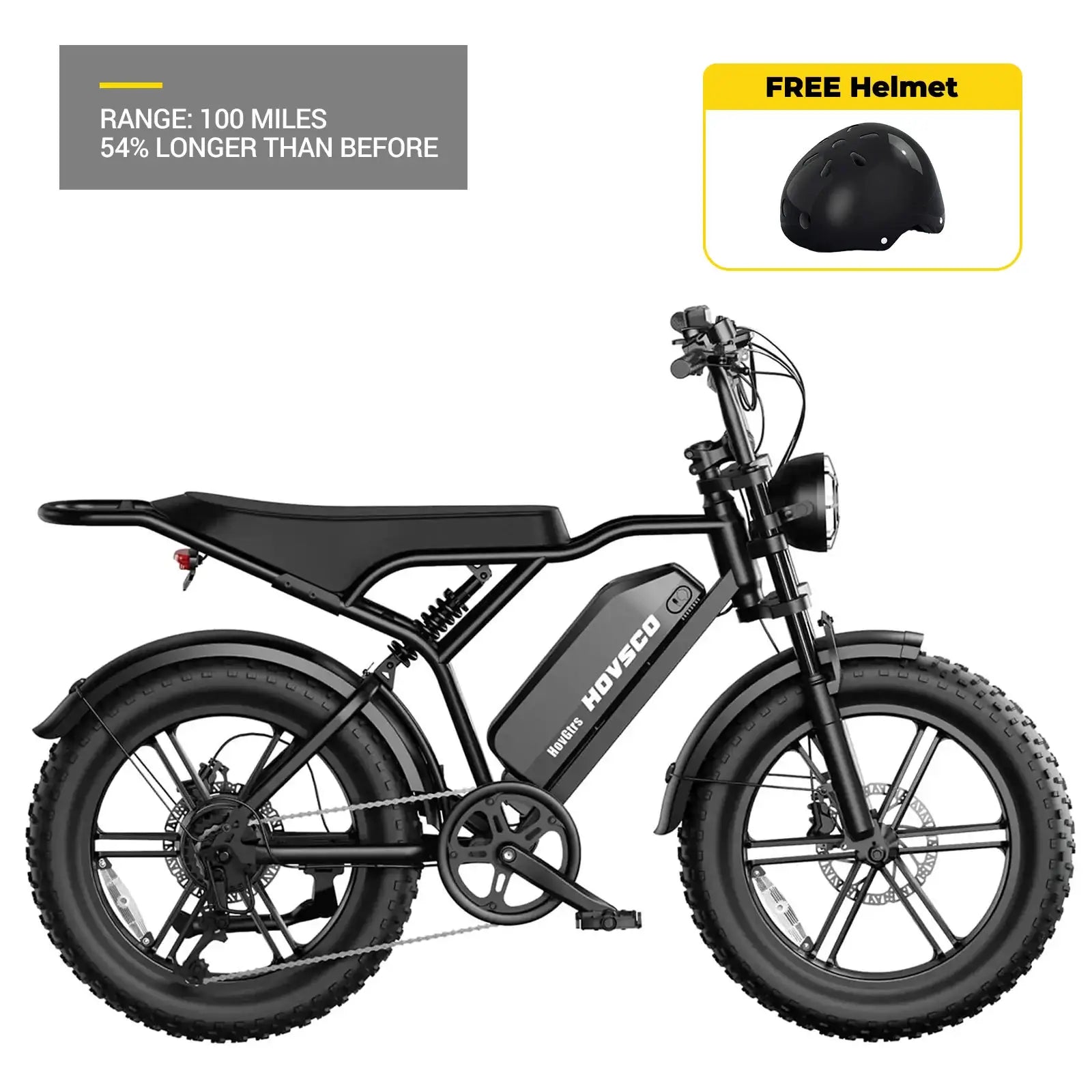 HOVSCO™ HovGtrs 1500W Moped-style Electric Bike