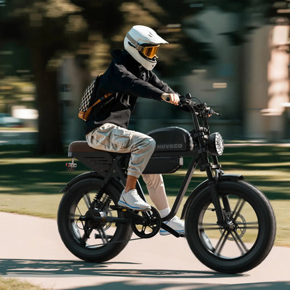 (Pre-Order) HOVSCO™ HovGtrs Ultra 1500W Dual Battery Moped-Style Electric Bike