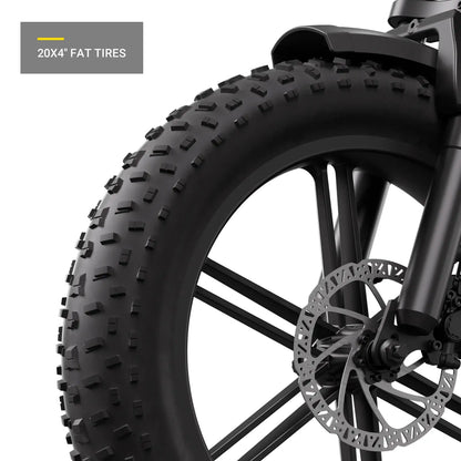 (Pre-Order) HOVSCO™ HovGtrs Ultra 1500W Dual Battery Moped-Style Electric Bike