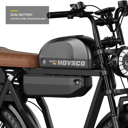(Pre-Order) HOVSCO™ HovGtrs Ultra 1500W Dual Battery Moped-Style Electric Bike