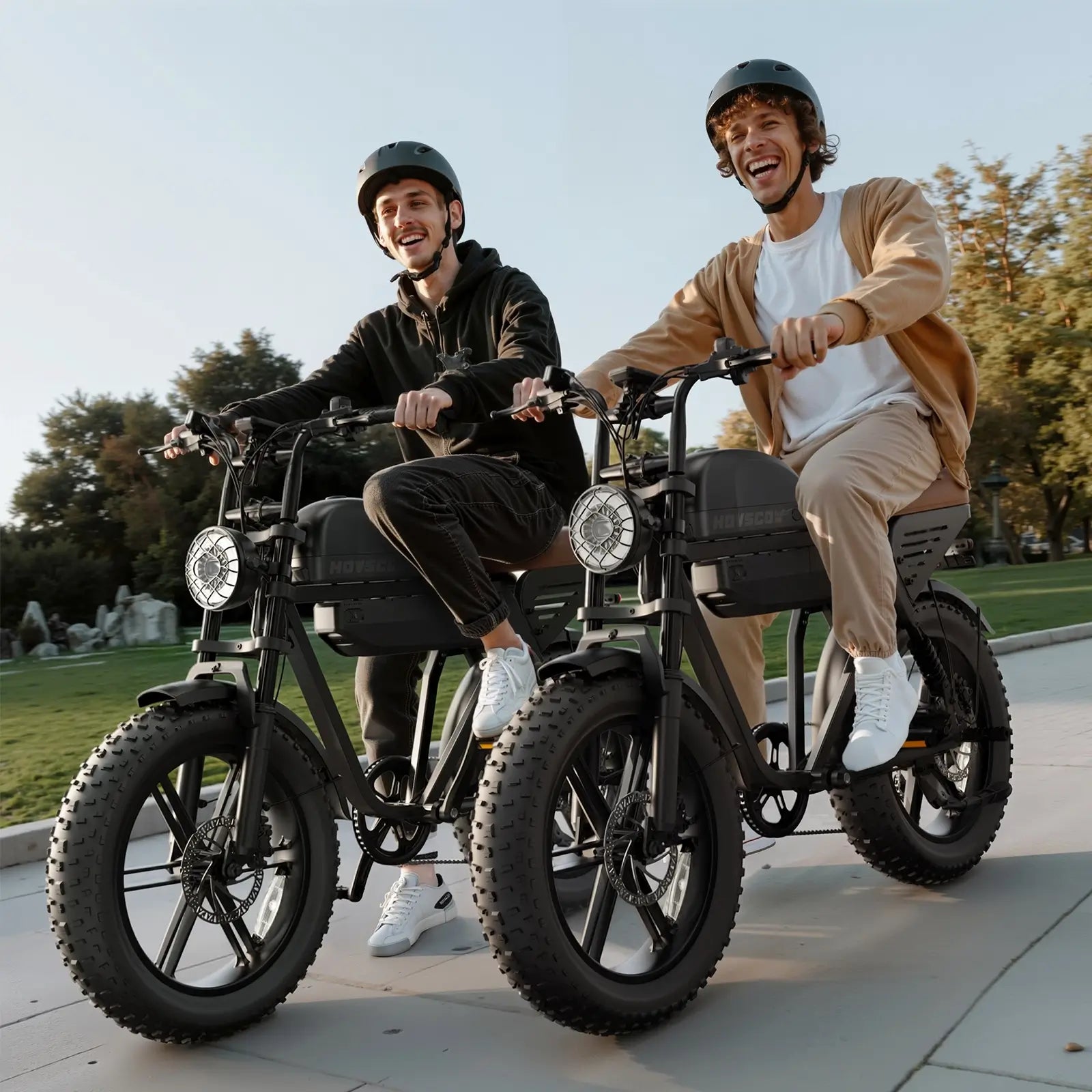 (Pre-Order) HOVSCO™ HovGtrs Ultra 1500W Dual Battery Moped-Style Electric Bike