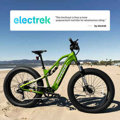 HOVSCO™ HovScout 26" Full Suspension Fat Tire Ebike