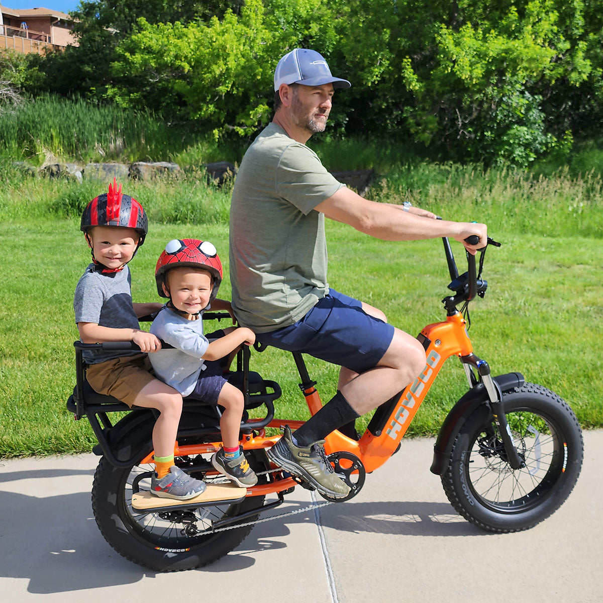 HOVSCO™ HovCart 20“ Step-Thru Electric Fat Tire Cargo Bike