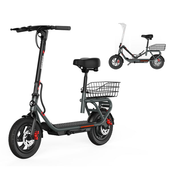 Porto Max Electric Scooter For Commute & Grocery Shopping – HOVSCO