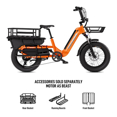 HOVSCO™ HovCart 20“ Step-Thru Electric Fat Tire Cargo Bike