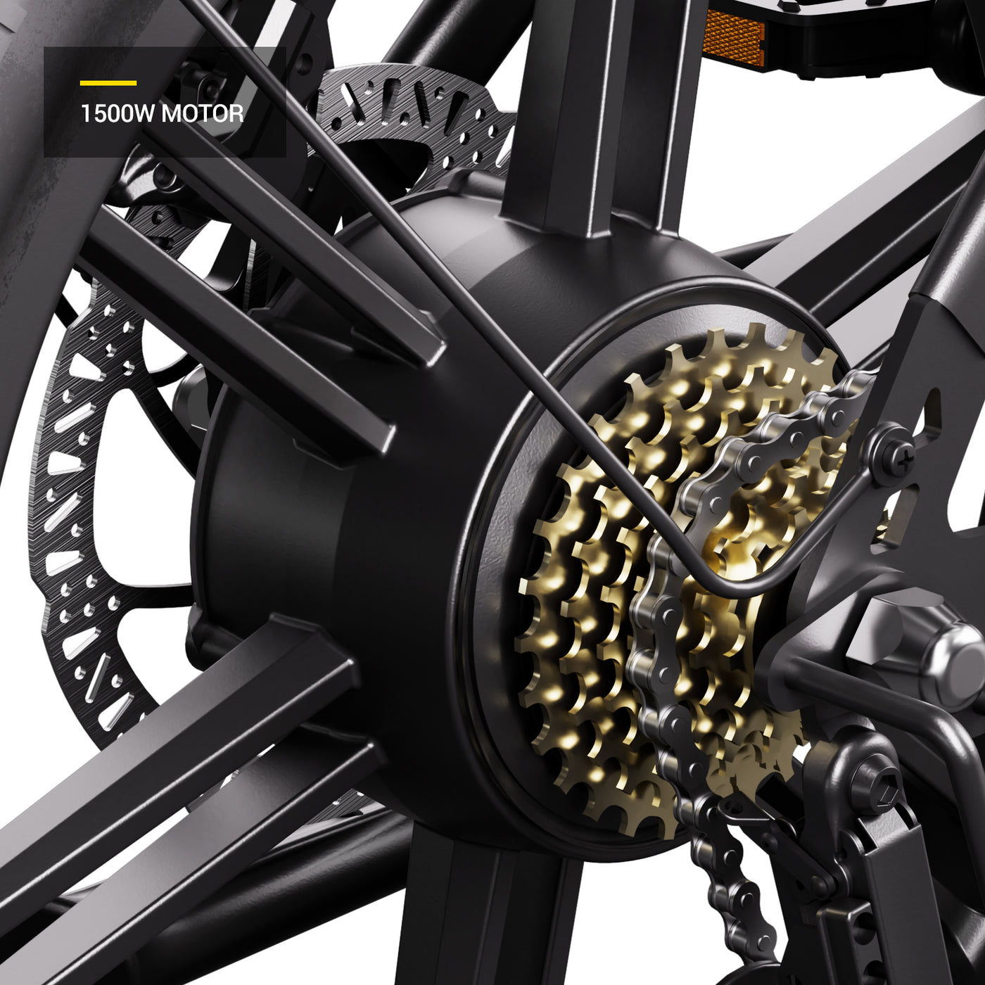 HOVSCO™ HovGtrs 1500W Moped-style Electric Bike