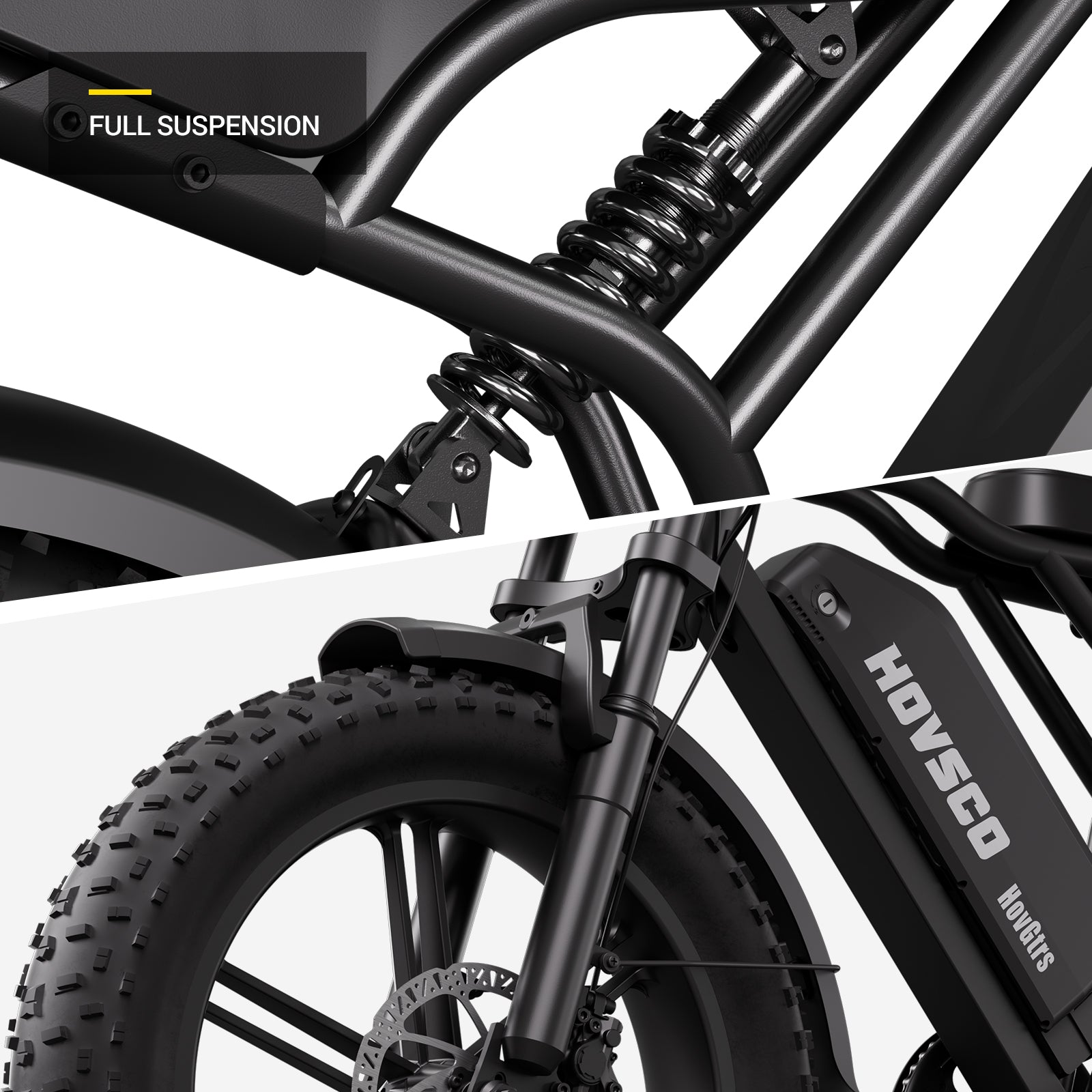 HOVSCO™ HovGtrs 1500W Moped-style Electric Bike