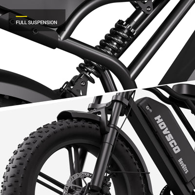 HOVSCO™ HovGtrs 1500W Moped-style Electric Bike