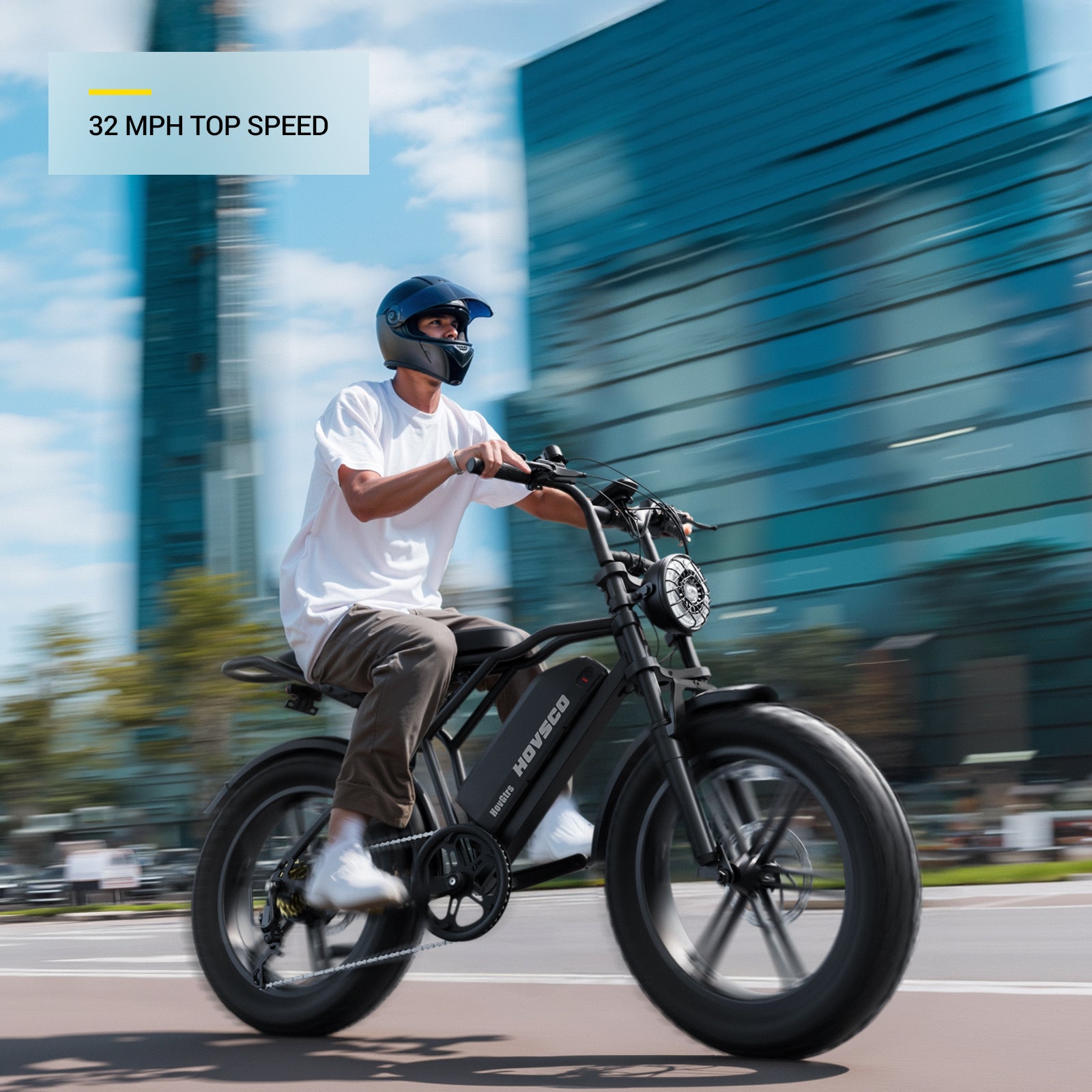 HOVSCO™ HovGtrs 1500W Moped-style Electric Bike