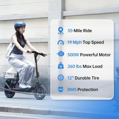 [ New Arrival ] Porto Max Electric Scooter For Commute & Grocery Shopping